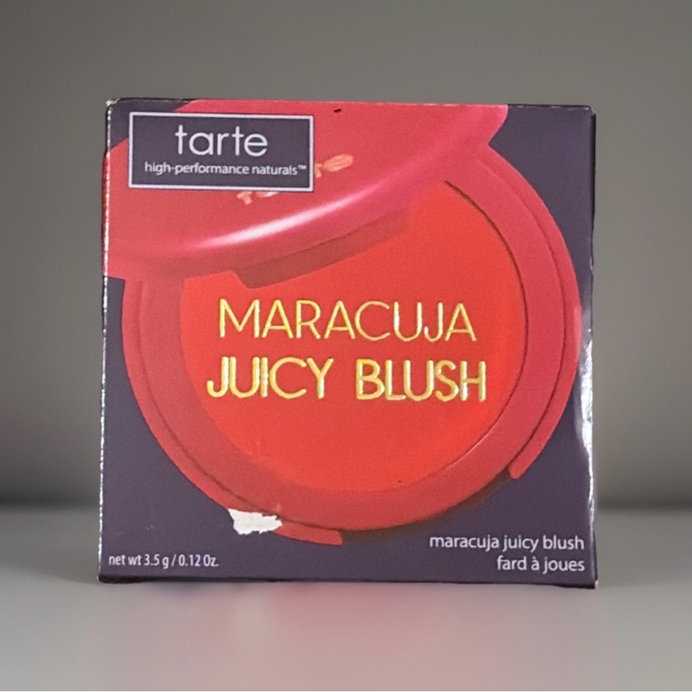 Tarte Maracuja Juicy Blush “Apple” – Dewy Cream Blush for Radiant Glow (New